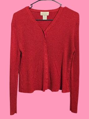 Red Long Sleeve Top St Johns Bay
